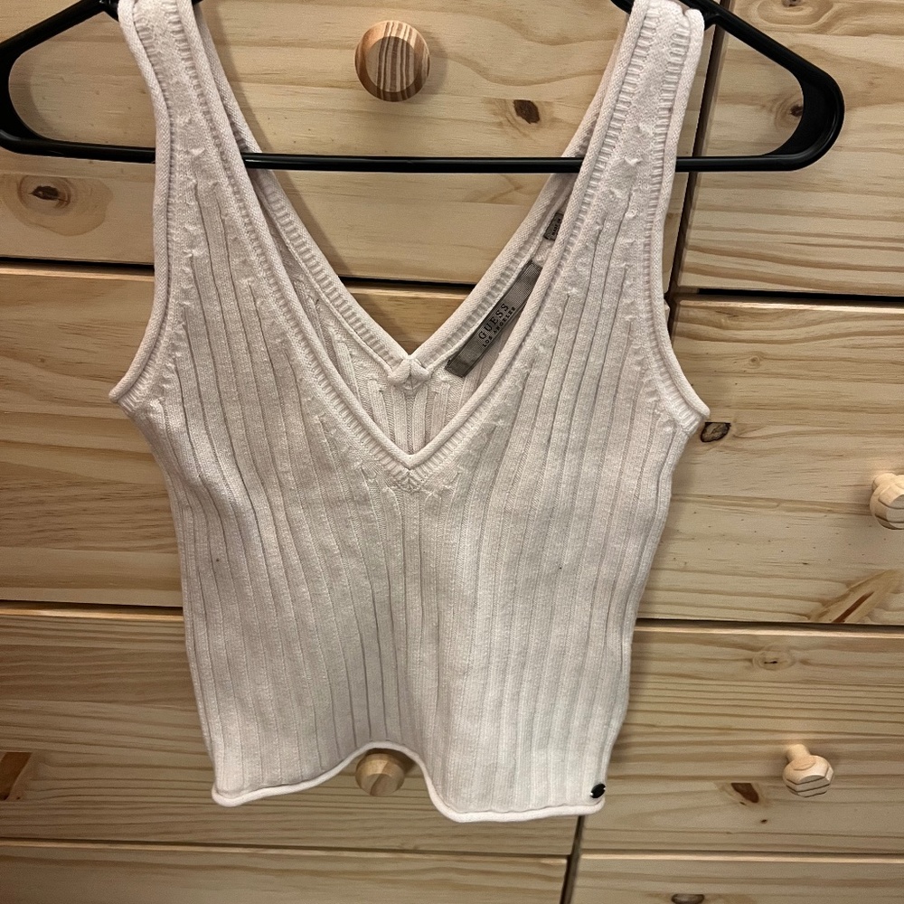 Guess knit crop top